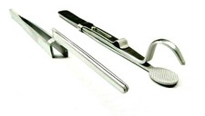 Jewelers Soldering Tweezers Set Head Shank Stand Up Jewelry Making and Repair