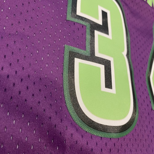 Mitchell & Ness Ray Allen Milwaukee Bucks HWC Swingman Jersey Purple Size L NWOT - Picture 11 of 11