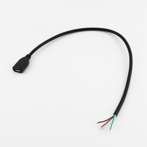 1pc Micro USB 5 Pin Female to 4 Pin 4 Wire Data Charge Cable Cord Connectors DIY - Picture 7 of 7