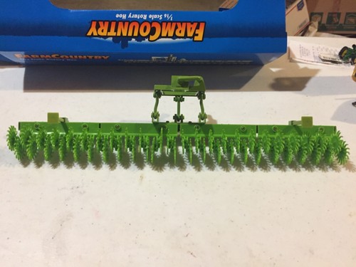 Steiger Rotary Hoe Raises & Lowers w Stands from Farm Country 1/16 by Ertl - Picture 8 of 11