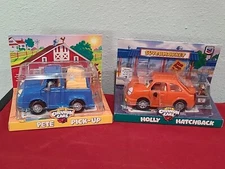 1997 Vintage Chevron Collectible Holly Hatchback & Pete Pick-up Lot 2,New...