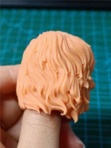 DIY 1/6 1/12 1/18 Masters of Universe He-Man Head Sculpt Fit 12'' Male Body - Picture 5 of 7