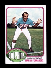 1976 TOPPS FOOTBALL #194 MANNY FERNANDEZ - MIAMI DOLPHINS