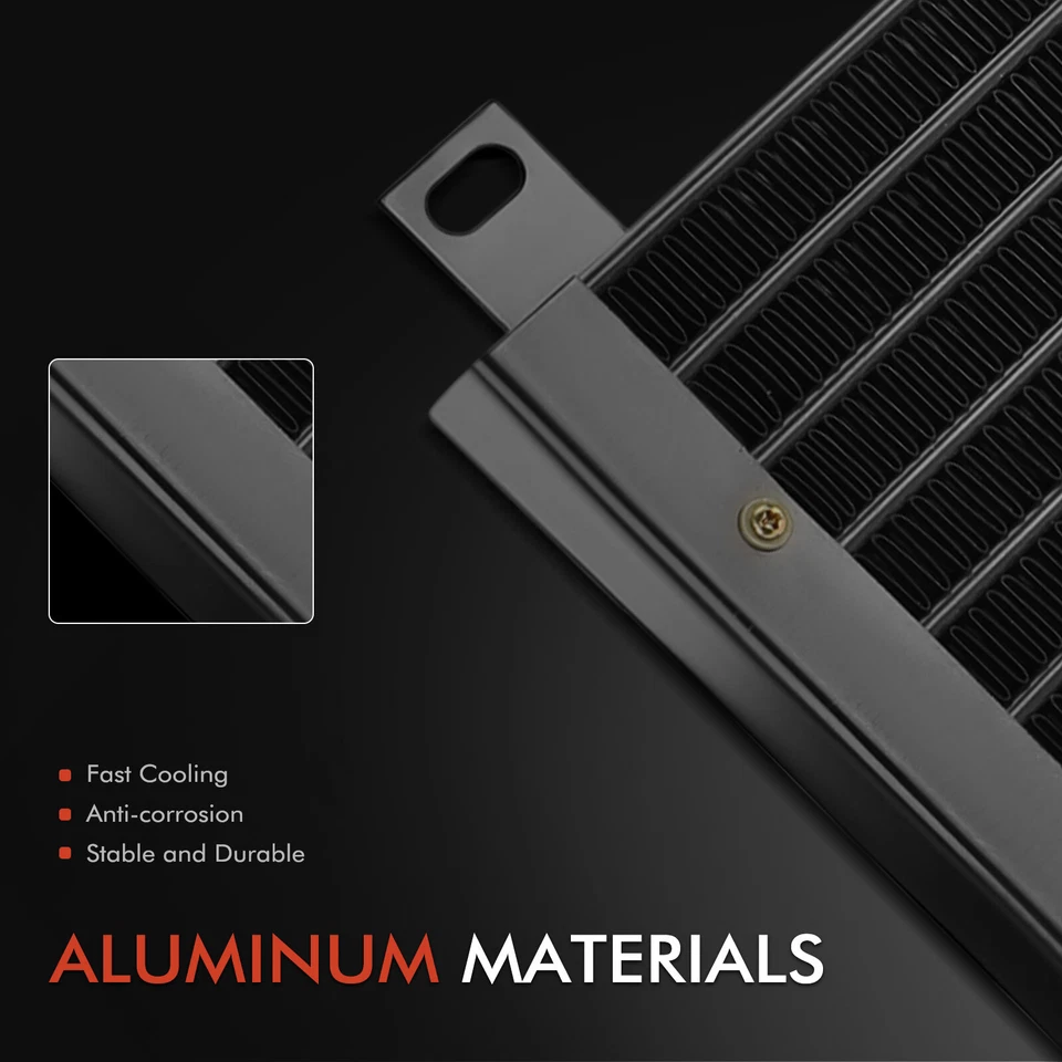 Condensador de aire acondicionado con soporte para Chevrolet Corvette 1969 1970 1971 1972 3949932 Foto 2 de 4