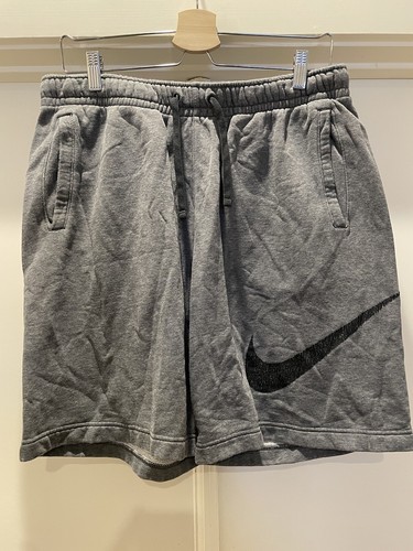 VTG Nike Cotton Sweat Shorts Big Swoosh 