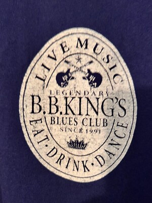 BB KING BLUES CLUB Shirt 2XL Memphis Dark Blue