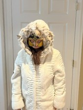 White Lynx Mink Coat Stroller Jacket