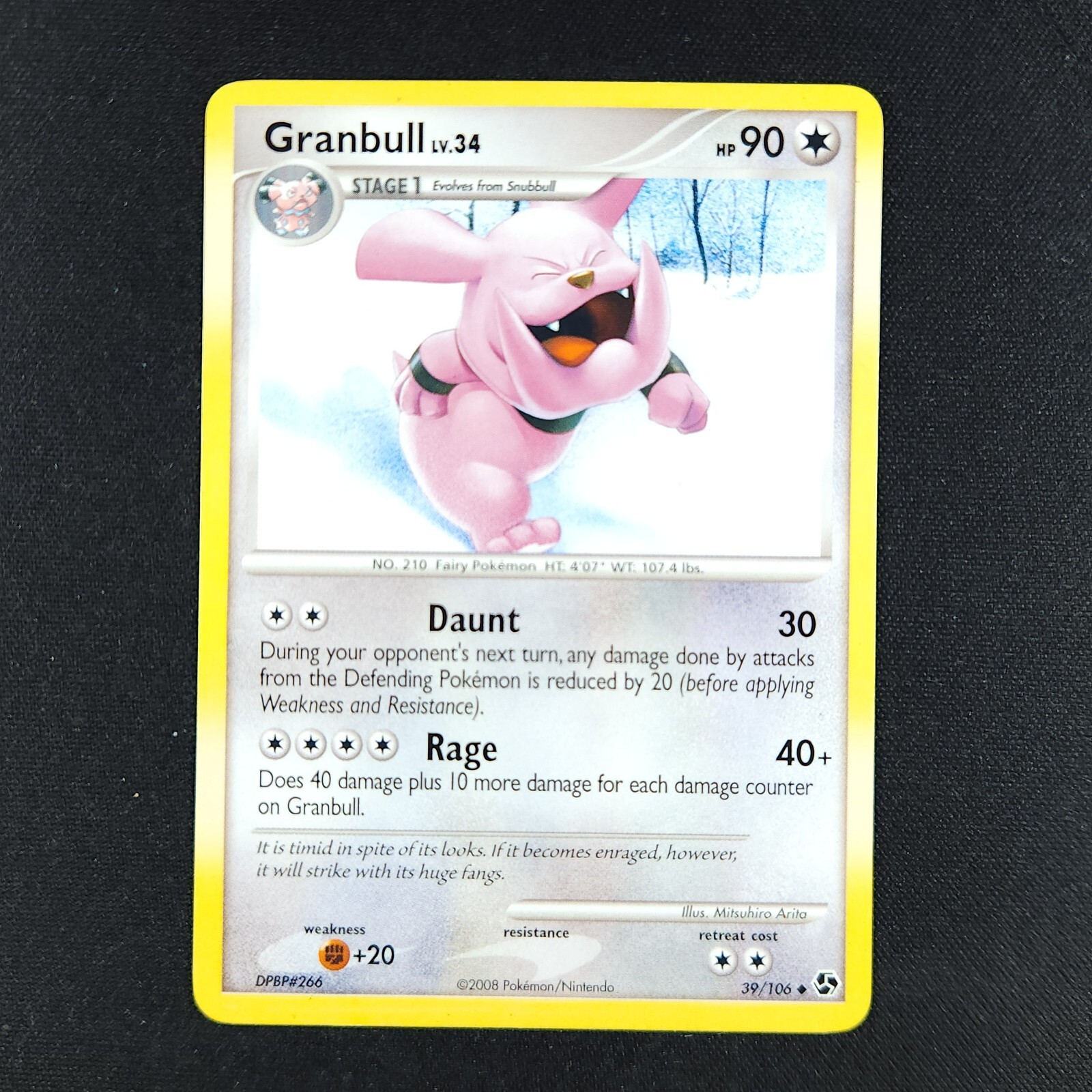 Granbull 39/106 - Great Encounters - Pokemon Card