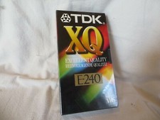 TDK XQ E-240 VHS Video Kassette SEALED NEU & ...