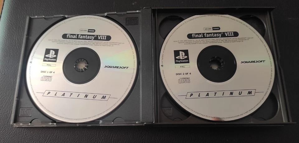 Final Fantasy VIII 8 PlayStation 1 Gioco PS1 Completo Italiano EU Collezione, foto 3 di 5