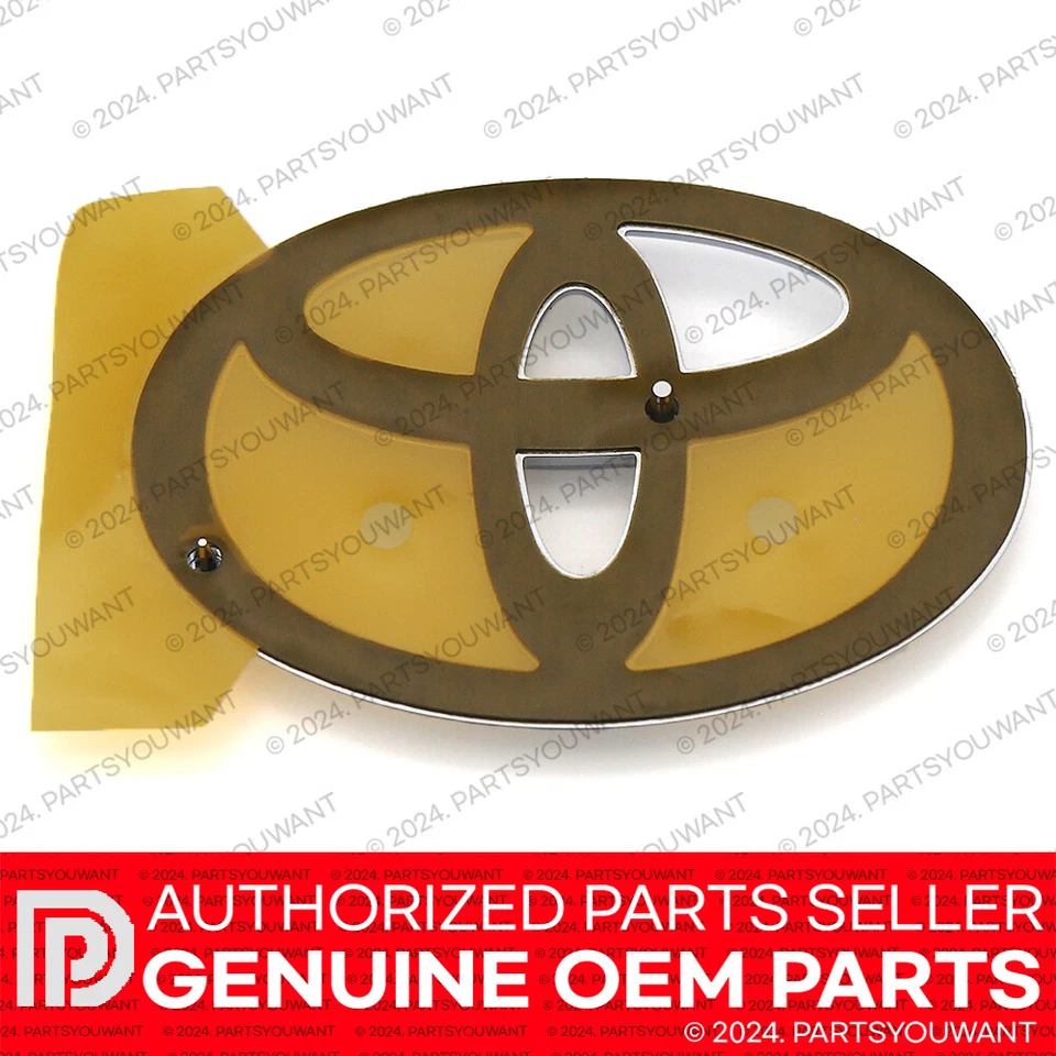 ПОДЛИННЫЙ Toyota 03-09 4Runner 02-05 Echo OEM задняя хромированная эмблема значок 90975-02038 - Изображение 4 из 4