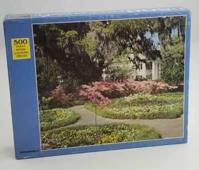 ''Orton Plantation N.C.'' 500 pc puzzle 15.5x18 #75920-6 Colonial Mansion New 