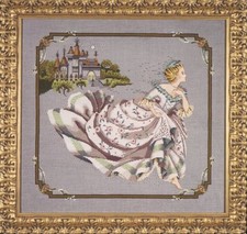 Mirabilia Cross Stitch MD69 Cinderella semi kit, chart, linen,beads,threads..