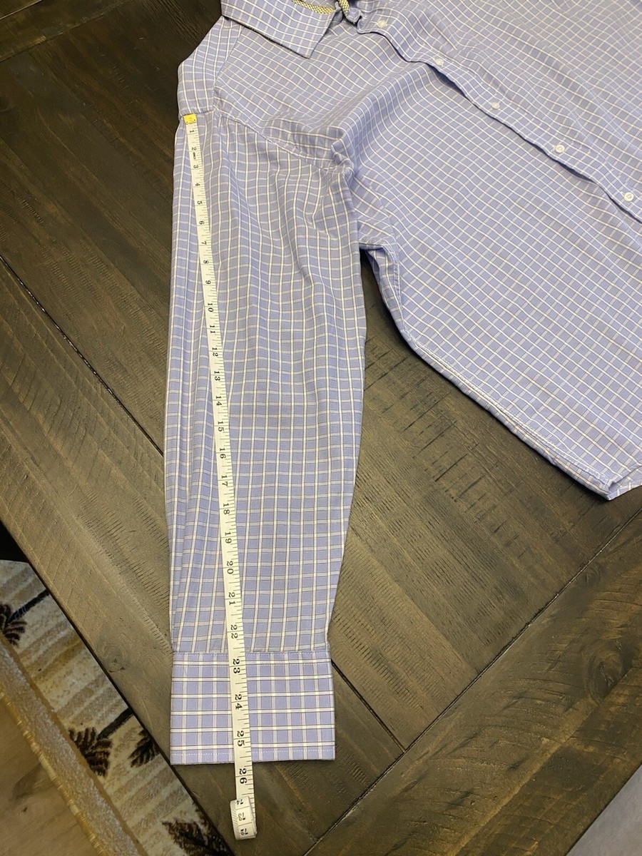 Bristol & Bull Diamond Flip Collar Button Up Shirt Gingham Plaid