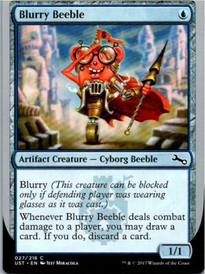 Blurry Beeble Magic The Gathering Unstable Card Mint X1 | eBay