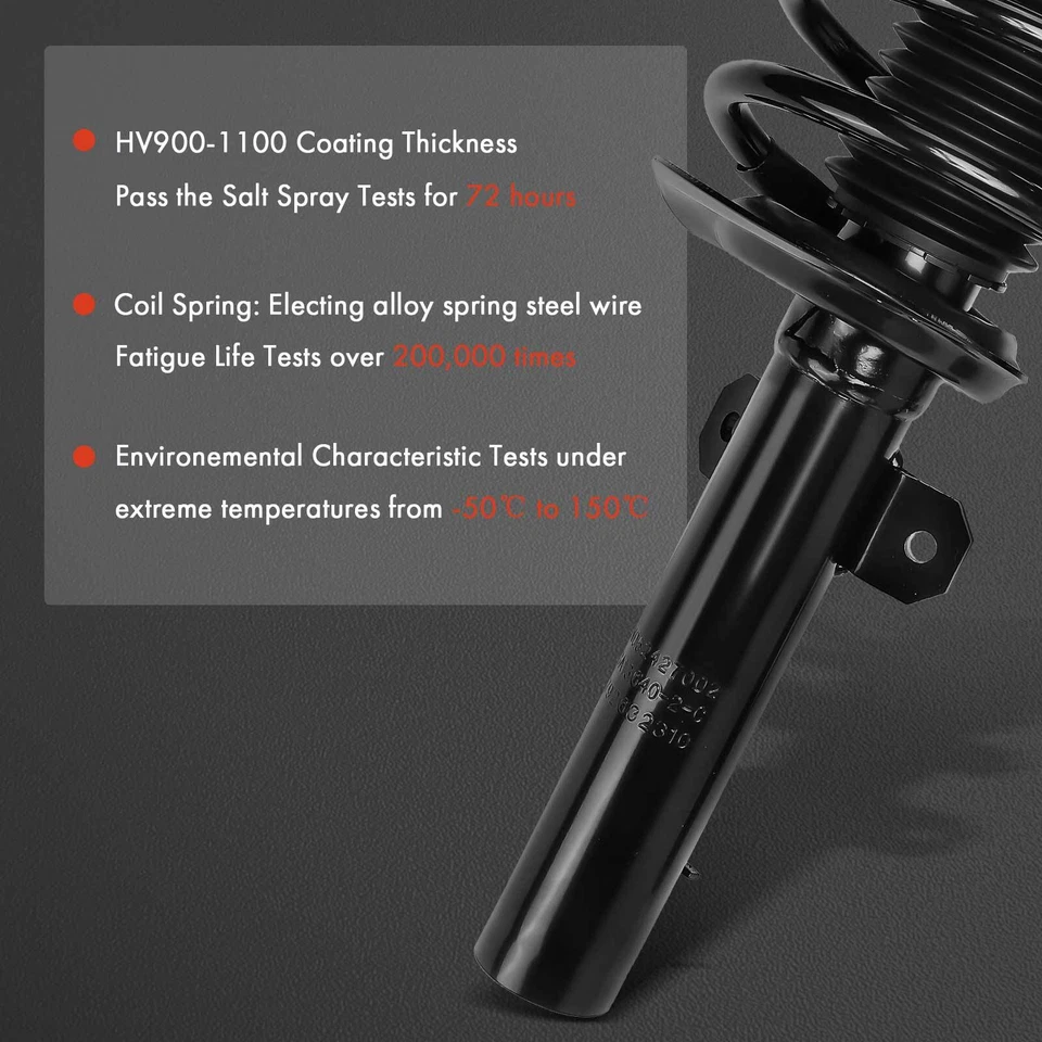 Conjunto de muelle helicoidal y puntal delantero 2 piezas para Jaguar X-Type 2002 2003-2008 Foto 4 de 4