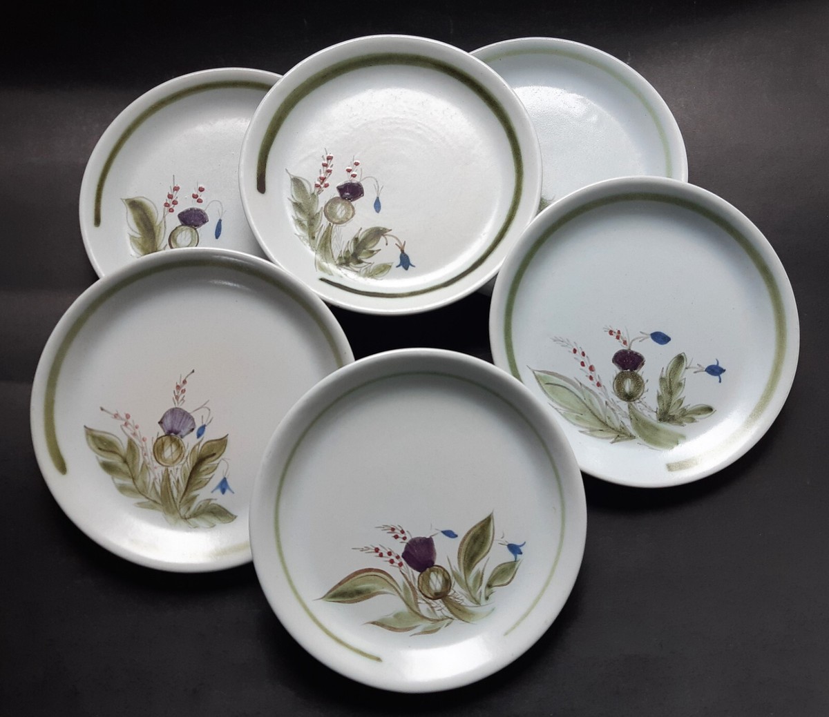 Buchan Pottery Thistleware Bowls Plates & More Portobello Buchan Pottery Thistleware Bowls Plates & More Portobello