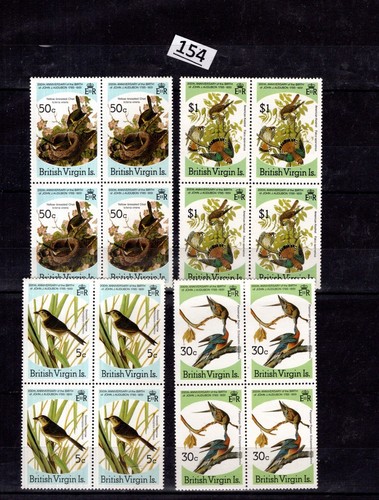 /// 4X BRITISH VIRGIN ISLAND - MNH - NATURE - BIRDS