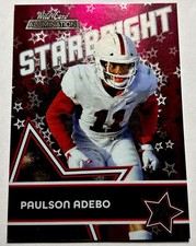 2021 Wild Card Alumination - Starbright Paulson Adebo #SB-32 Pink (RC)