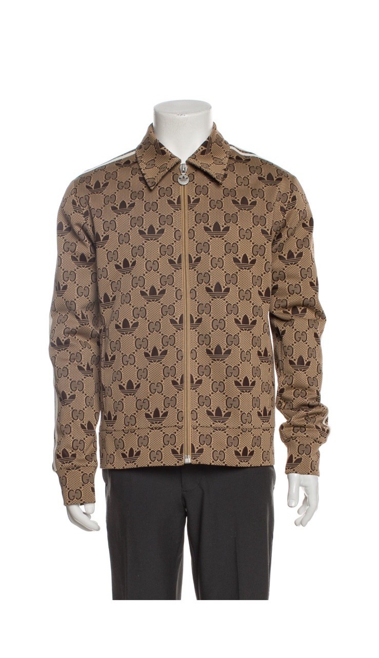 GUCCI x Adidas GG Trefoil Zip Jacket  Size S Men's Authentic image 5