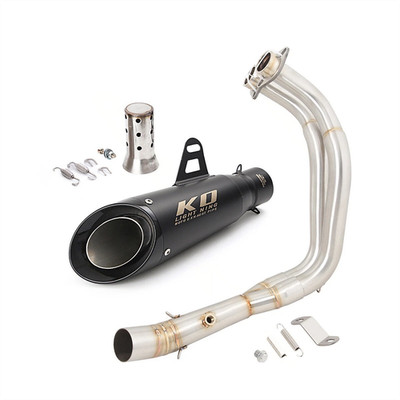For Yamaha YZF R7 MT07 FZ07 2022-2024 Full Exhaust Header Link Pipe 51mm Muffler