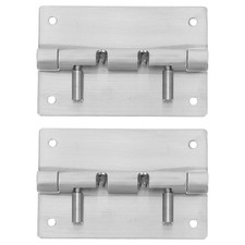 2pcs Stainless Steel Cabinet Hinges - Detachable Heavy Duty Spring Loaded