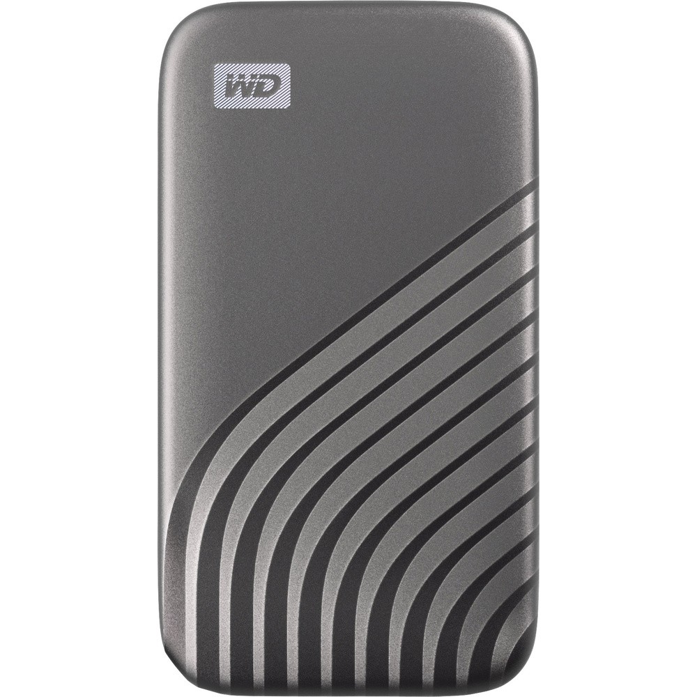 Внешний твердотельный накопитель WD My Passport емкостью 500 ГБ-Festplatte 6,35 см (2,5 дюйма) с разъемом USB-C Grau ...