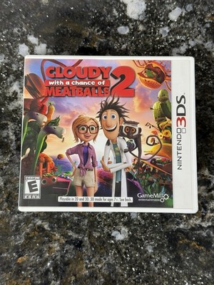 Cloudy With A Chance Of Meatballs 2 (Nintendo 3DS, 2013) COMPLETE CIB NICE!!