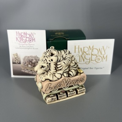 Harmony Kingdom High Rollers V2 Las Vegas Event Piece SIGNED White Tigers 0566