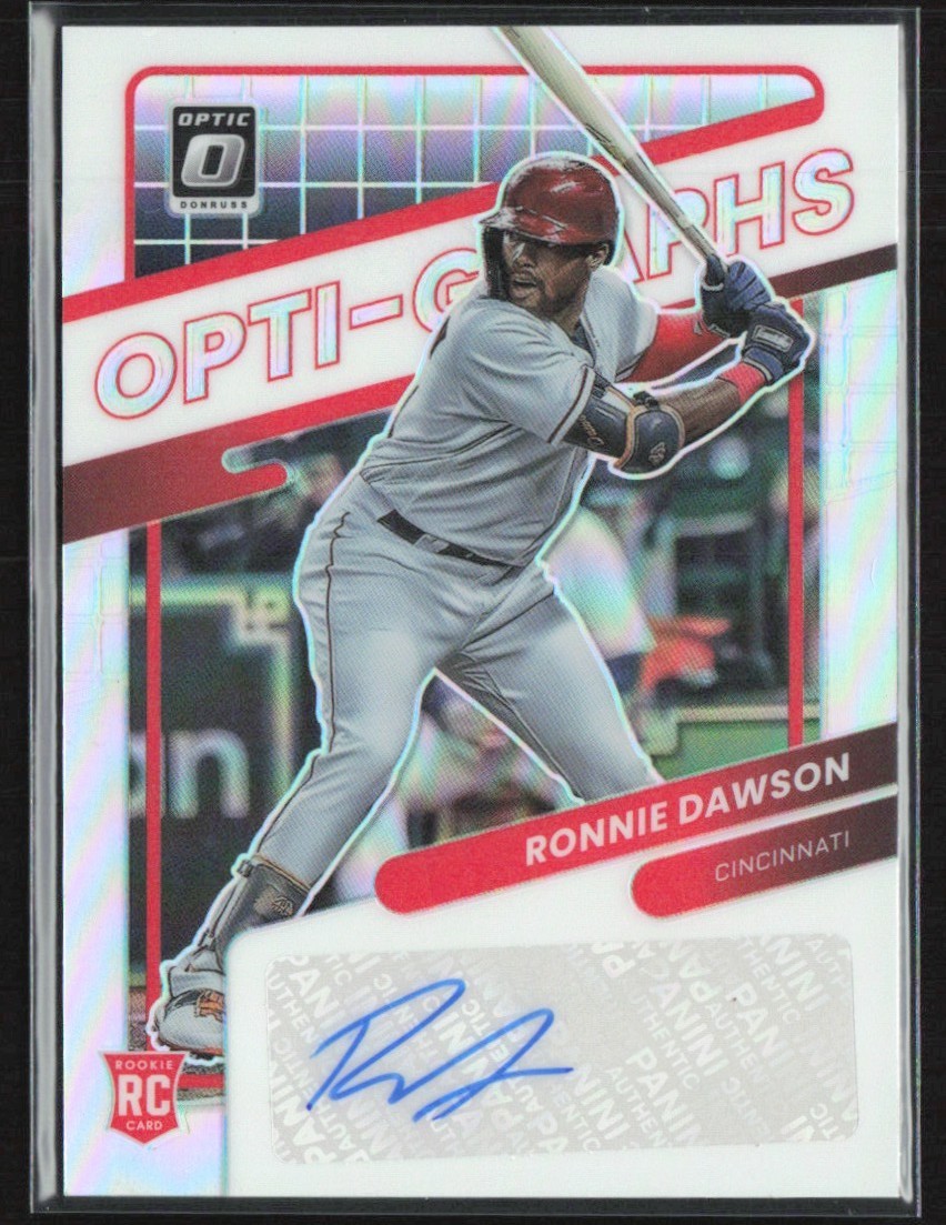 Ronnie Dawson 2022 Donruss Optic Optigraphs Holo Silver Prizm RC Auto #OG-RD