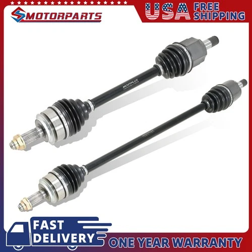 2X Front CV Axle Shafts Assembly For 2006-2015 Honda Civic 1.8L Automatic Trans