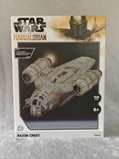 Star Wars Razor Crest 4D Paper Model Kit Mandalorian 140pcs Disney 2023 NIB