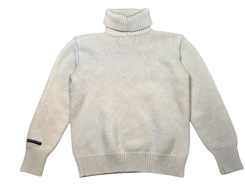 90's Polo Sport Ralph Lauren Wool Sweater Mens Size Large Turtleneck Vintage USA - Image 2 of 4