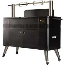 Everdure HUB II 54-Inch Charcoal Grill With Rotisserie & Electronic Ignition