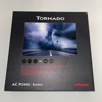 Audioquest NRG Tornado Source Braided 2M | Schwarz | High-End C15 Netzkabel