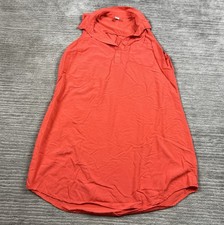 Old Navy Dress Womens Large Orange Sleeveless Mini V-Neck Pocket Rayon