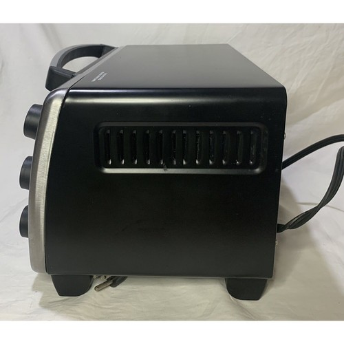Black And Decker Toaster Oven Stainless Black Counter Top 1150W Broiler Tested - Picture 4 of 12