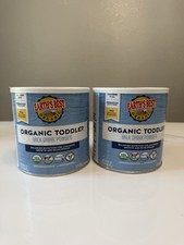 2 EARTH'S BEST ORGANIC Toddler Kid Milk Powder Drink 21oz Can Exp 10/26/26