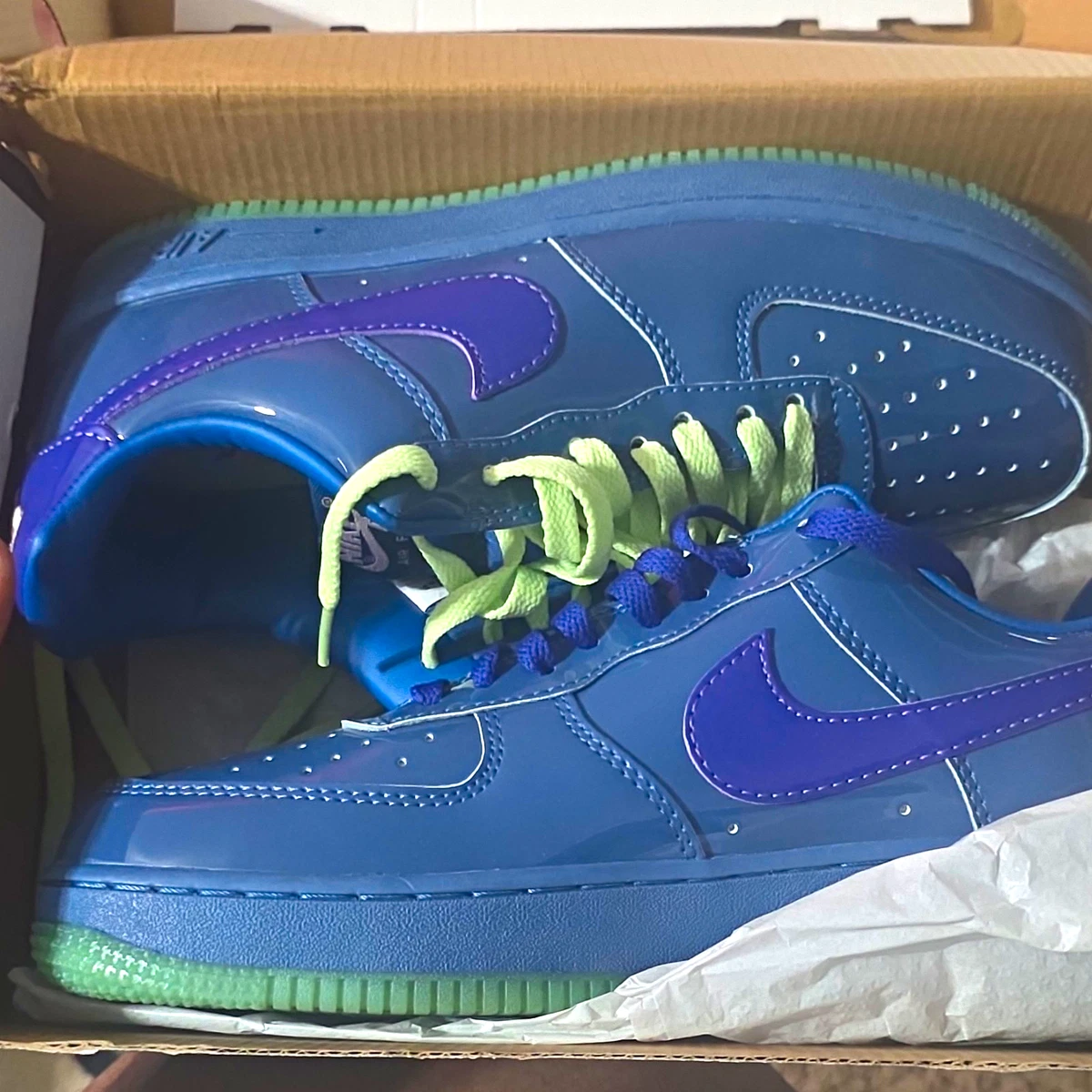 Preços baixos em Nike Air Force 1 Low-Top Blue | eBay