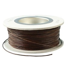 Nippon Chuko Genuine Leather Round Cord Brown 1mm x 4m