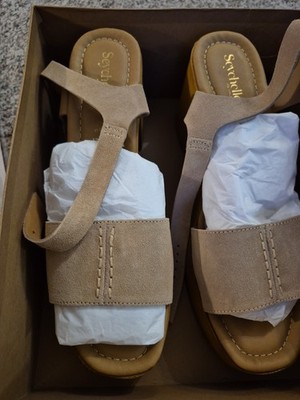 Seychelles City Scape Women's Sandal Size 10 Women's Sandals Suede Italy