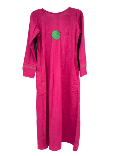 UDD Hot Pink Anarkali Womens size M Medium Kaftan Dress - Picture 15 of 20