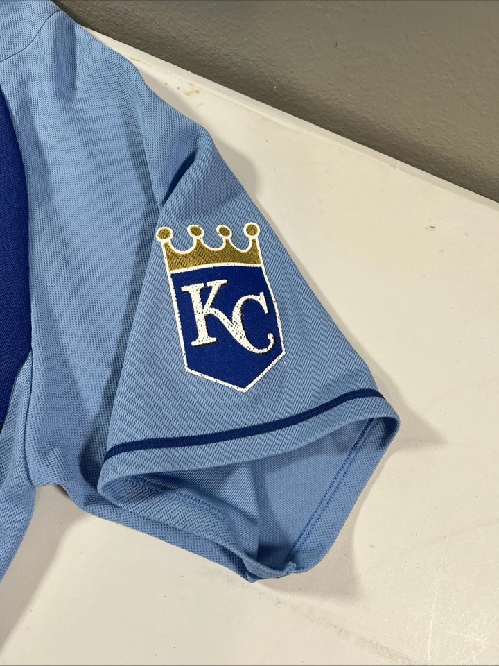 Men’s MLB Short Sleeve Kansas City Royals #16 Billy Butler Baseball Jersey Sz M - Image 3 of 4