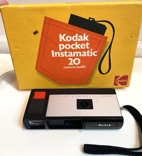 Vintage Kodak Pocket Instamatic 20 Camera Shutter NOT TESTED w/Original Box