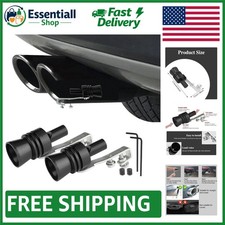 2pcs Xl Aluminum Turbo Whistle - Universal Exhaust Sound Enhancer For Cars