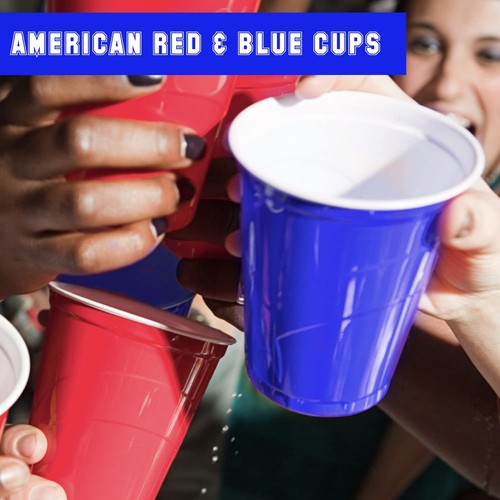 Confezione da x120 Ufficiali American cup 60 Blu 60 Rosse 6 Palle Coppe - Foto 14 di 24