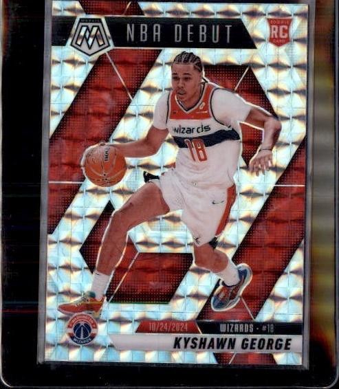 Kyshawn George 2024-25 Panini Mosaic Silver #256