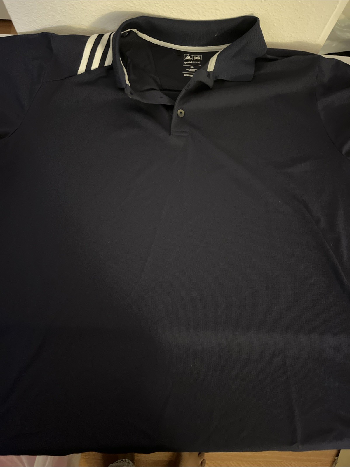 Adidas Golf Men’s Polo Shirt Navy Blue XL Preowned