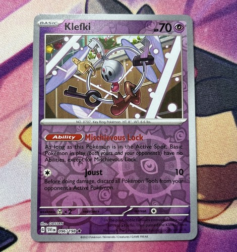 Klefki 096/198 SV01: Scarlet & Violet Base Set Rare Reverse Holo