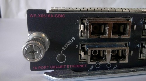 * Lot of 2 * Cisco Catalyst 6500 16 Port Ethernet Switch Module WS-X6516A-GBIC - Photo 9/9